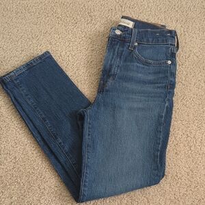 Madewell Women's Straight Leg Blue Jeans